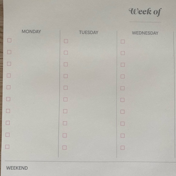 Strawberry Weekly Planner Notebook - Picture 5 of 11